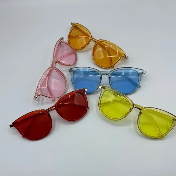 Yellow Lens Metal Sunglasses - Picture 5 of 5